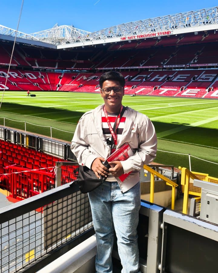 Chaitanya at Old Trafford